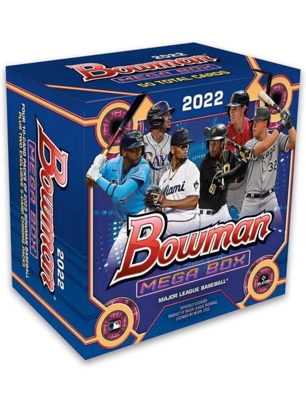 2022 Baseball Trading Card Mega Box - Topps Bowman Collection, Rare Finds!